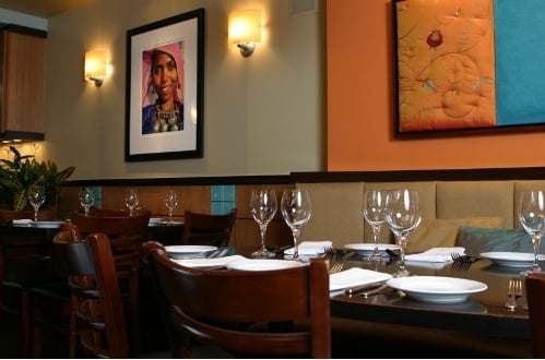 Garden Indian Restaurant Table Setting